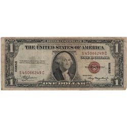 1935 $1 Hawaii Federal Reserve Note Currency