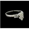 Image 1 : 1.35ctw Diamond Ring - 14KT White Gold