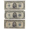 Image 1 : 1934 $5 Silver Certificate Currency Lot of 3