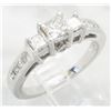 Image 3 : 1.00ctw Diamond Ring - 14KT White Gold