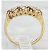 Image 7 : 0.20ctw Ruby and Diamond Ring - 18KT Yellow Gold