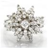 Image 1 : 1.10ctw Diamond Ring - 14KT White Gold