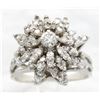 Image 2 : 1.10ctw Diamond Ring - 14KT White Gold