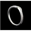 Image 4 : 0.15ctw Diamond Ring - 14KT White Gold