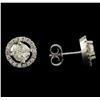 Image 2 : 1.47ctw Diamond Earrings - 14KT White Gold