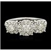 14KT White Gold 0.85ctw Diamond Ring