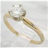 Image 9 : 0.40ct Diamond Ring - 14KT Yellow Gold