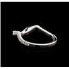 Image 3 : 0.33ctw Diamond Wedding Band - 14KT White Gold