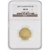 2007-W NGC MS70 $5 Jamestown Gold Coin