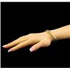 Image 4 : 0.75ctw Diamond Bangle Bracelet - 14KT Yellow Gold