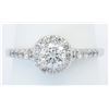 Image 1 : 0.82ctw  Diamond Ring - 14KT White Gold