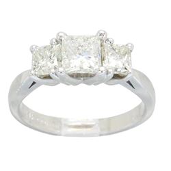 1.46ctw Diamond Ring - 14KT White Gold