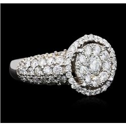 14KT White Gold 2.62ctw Diamond Ring