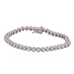 14KT White Gold 2.23ctw Diamond Tennis Bracelet