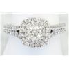 Image 7 : Vera Wang 1.30ctw Diamond and Sapphire Ring - 14KT White Gold