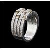 Image 3 : 0.72ctw Diamond Ring - 14KT White Gold