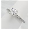 Image 2 : 1.14ctw Diamond Ring - 14KT  White Gold