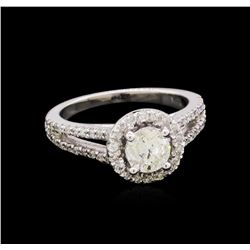 1.13ctw Diamond Ring - 14KT White Gold