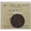 Image 1 : 1859 1¢ EF-40 N9 Rep 9 #2