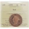 Image 1 : 1899 1¢ MS-64 Red ICCS. Full Lustrous Example