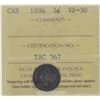 Image 1 : 1896 5¢ VF-30 ICCS