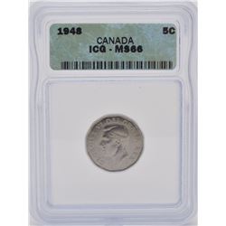 1948 5¢ MS-66 Gem ICG