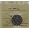 Image 1 : 2003P 5¢ MS-65 Gem New Effigy ICCS