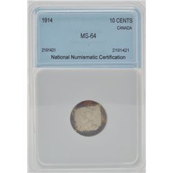 1914 10¢ MS-64 NNC