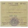 Image 1 : 1917 10¢ EF-45 ICCS