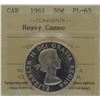 Image 1 : 1961 50¢ PL-65 Heavy Cameo ICCS