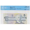 Image 1 : 1986 Canada $5 Low Serial