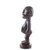 Image 2 : Mid 19th Century African Yombe Congo wood carved and gl