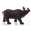 Image 2 : Mid Century bronze Rhinoceros, with fine details throug