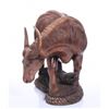 Image 4 : a large mid century finely carved wood Ox with reeded p
