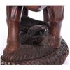 Image 7 : a large mid century finely carved wood Ox with reeded p