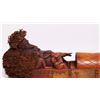 Image 4 : Vintage Asian fisherman in a  canoe, finely carved from