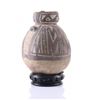 Image 4 : Pre-Columbian polychromed pottery bowl.  (wood stand no