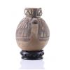 Image 7 : Pre-Columbian polychromed pottery bowl.  (wood stand no