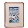 Image 1 : Early 20th Century Japanese wood block print.  SIZE: se