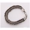Image 2 : Native American custom made sterling silver loop bracel