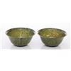 Image 2 : Pair of early 20th Century, Chinese spinach jade footed