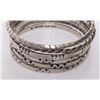 Image 2 : Five(5) Sterling silver bangles.  Four made by Frantz H