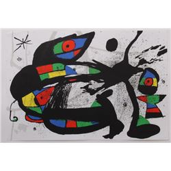 Joan Miro' (1893-1983) original lithograph from  Dierri