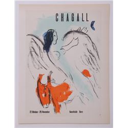 Marc Chagall, Exhibition lithograph for Chagall at Kuns