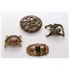 Image 1 : A collection of four (3) vintage belt buckles and an an