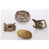 Image 2 : A collection of four (3) vintage belt buckles and an an