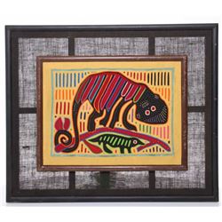 Mid Century  Monkey Playing with Lizard , a brilliant c