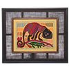 Image 1 : Mid Century "Monkey Playing with Lizard", a brilliant c