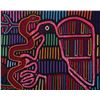 Image 2 : Mid Century "Eagle and Snake", a brilliant colored hand