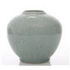 Image 1 : Asian celadon vase.  SIZE: see attached ruler photo.  P